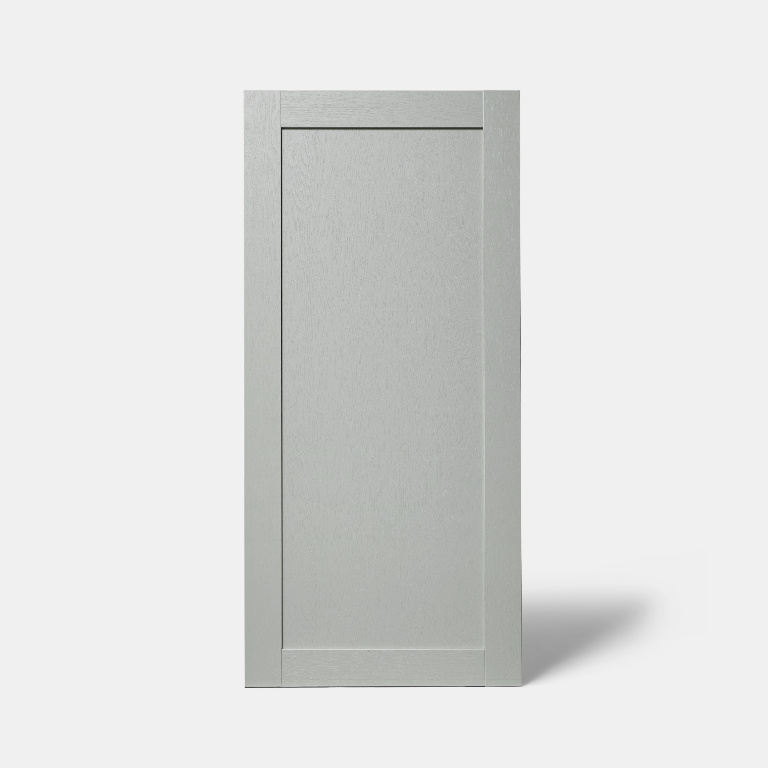 Front usa GOODHOME Alpinia, MDF, 59.7 x 128.7 x 1.8 cm, gri
