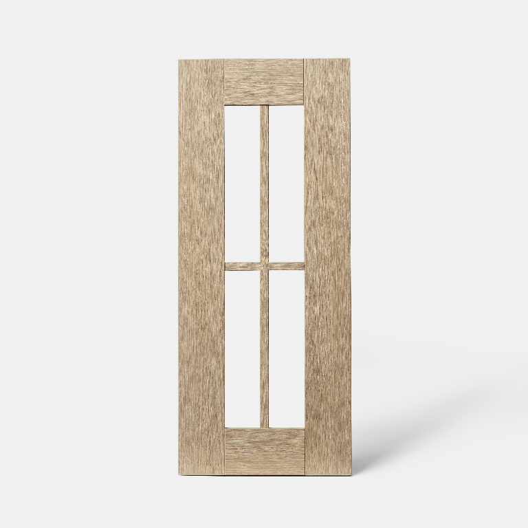 Front usa GOODHOME Alpinia, MDF, 29.7 x 71.5 x 1.8 cm, maro