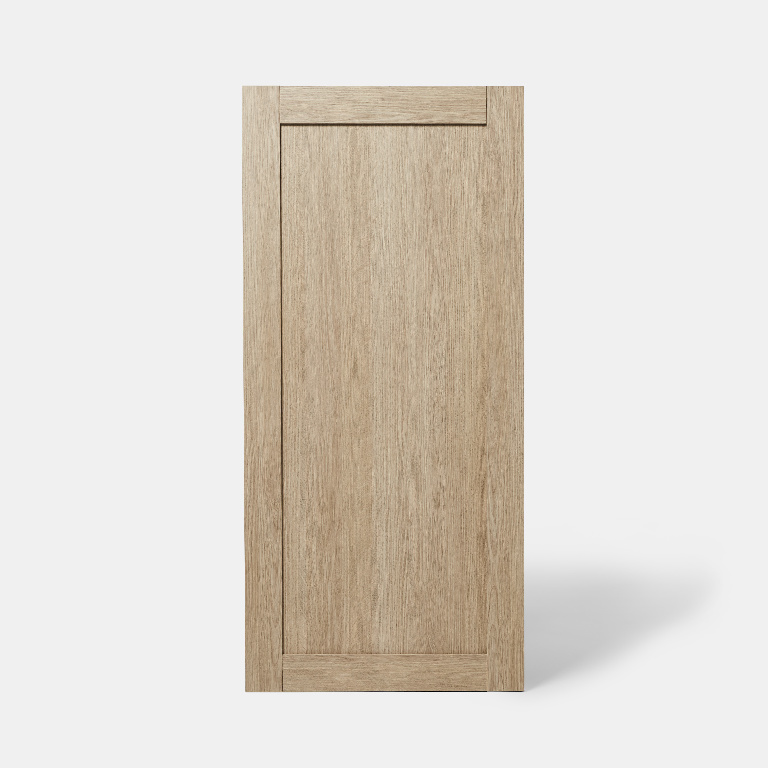 Front usa GOODHOME Alpinia, MDF, 70:30, 60 cm, maro, finisaj stejar