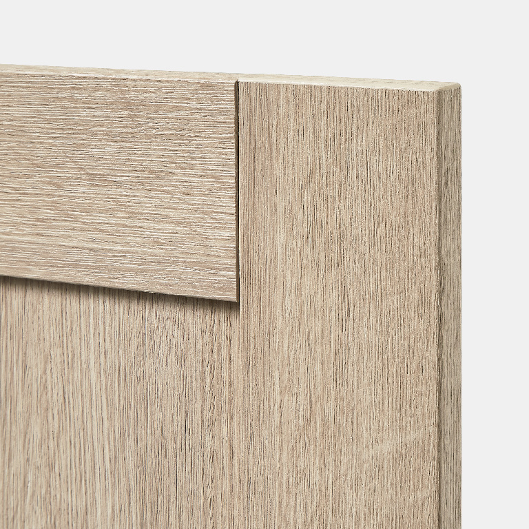 Front usa GOODHOME Alpinia, MDF, 70:30, 60 cm, maro, finisaj stejar