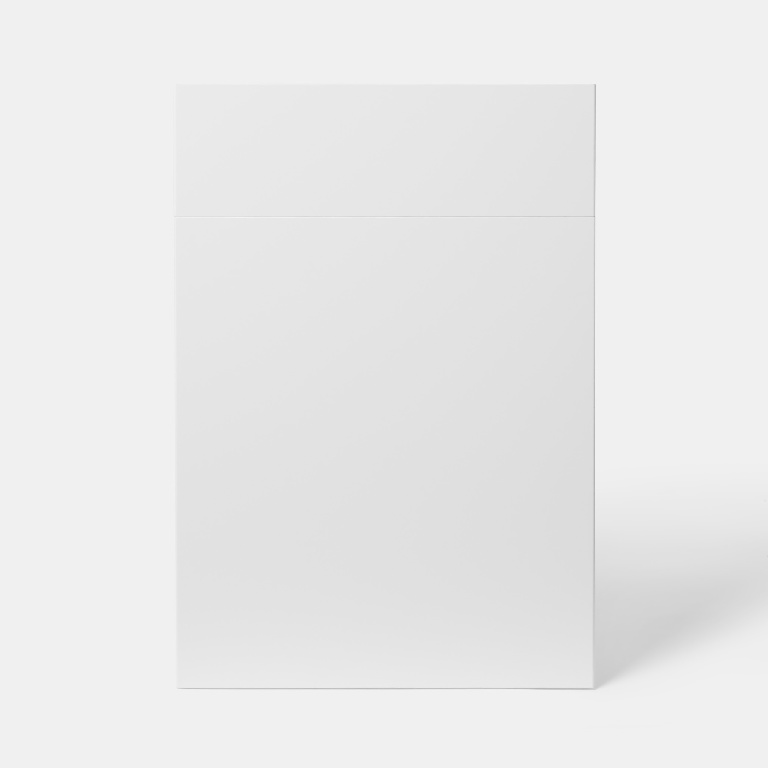 Front usa, sertar GOODHOME Stevia, MDF, 49.7 x 71.5 x 1.8 cm, alb