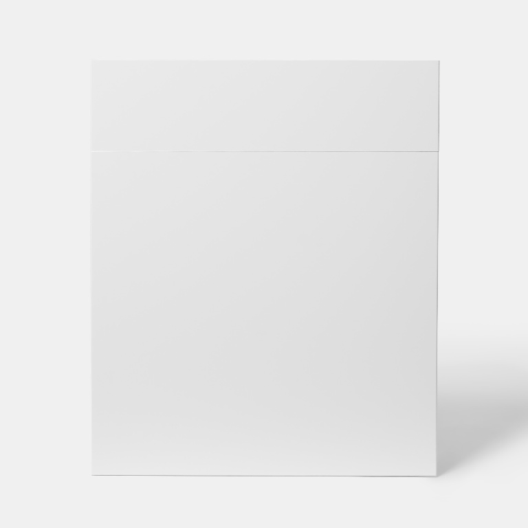 Front usa GOODHOME Stevia, MDF, 59.7 x 71.5 x 1.8 cm, alb