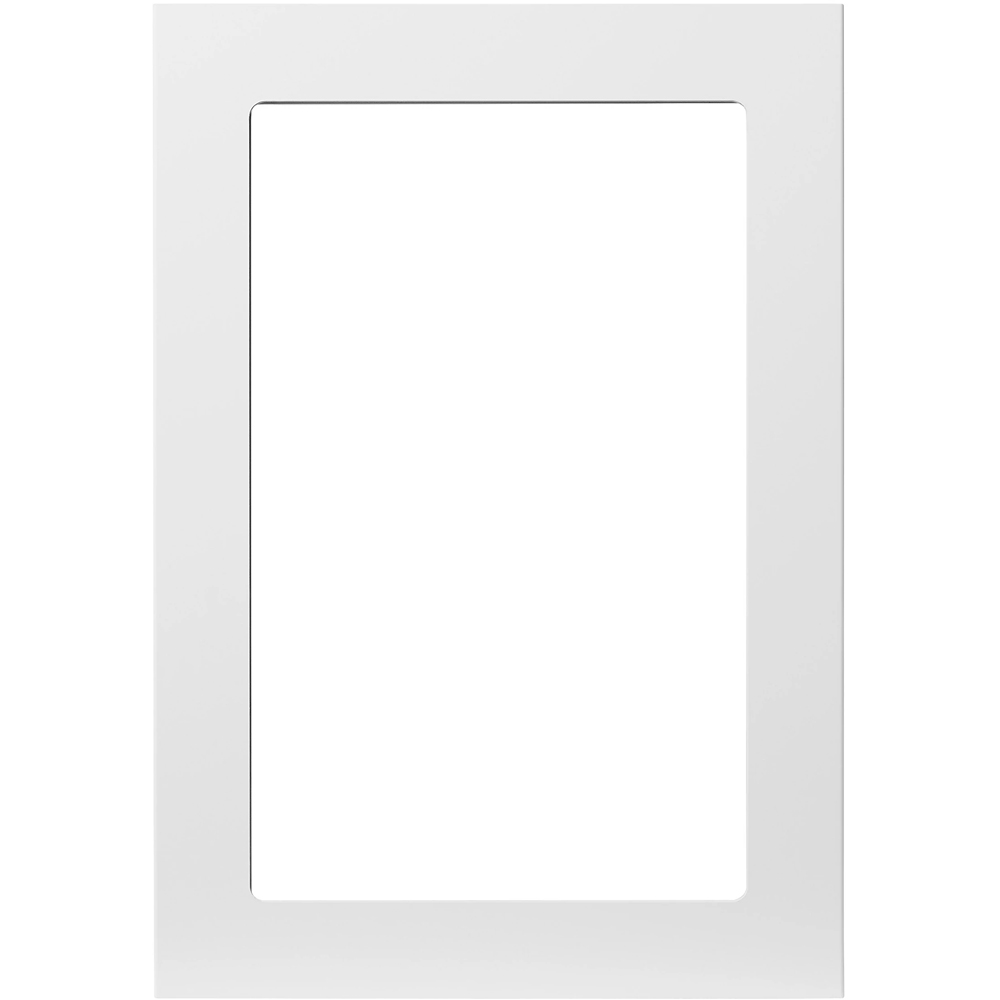 Front usa GOODHOME Stevia, Sticla,MDF, 49.7 x 71.5 x 1.8 cm, Alb