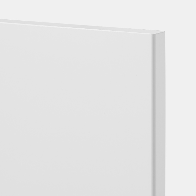 Front usa 3 sertare GOODHOME Stevia, MDF, 59.7 x 71.5 x 1.8 cm, alb