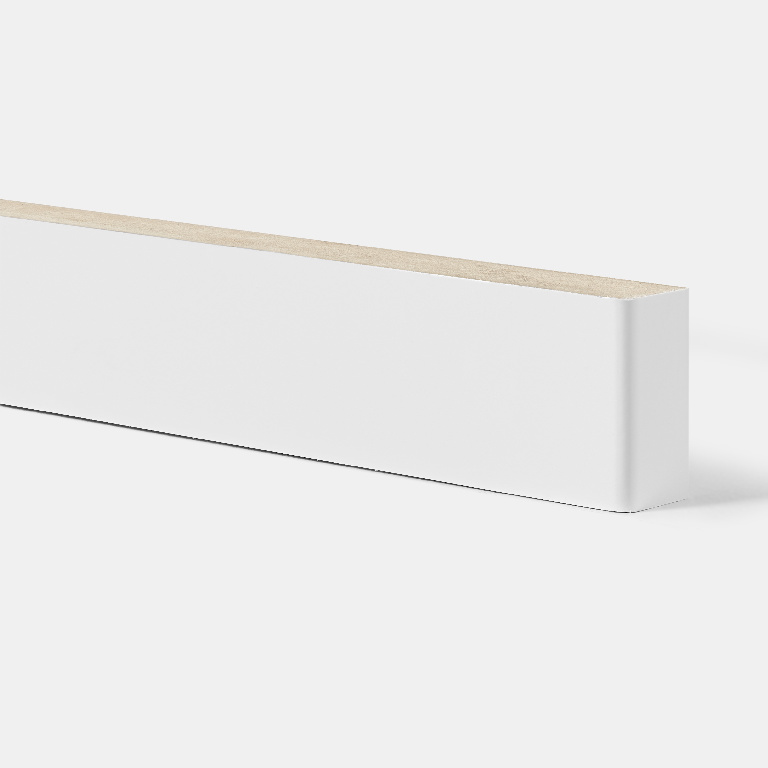 Front usa GOODHOME Stevia, MDF, 59.7 x 5.8 x 1.8 cm, alb