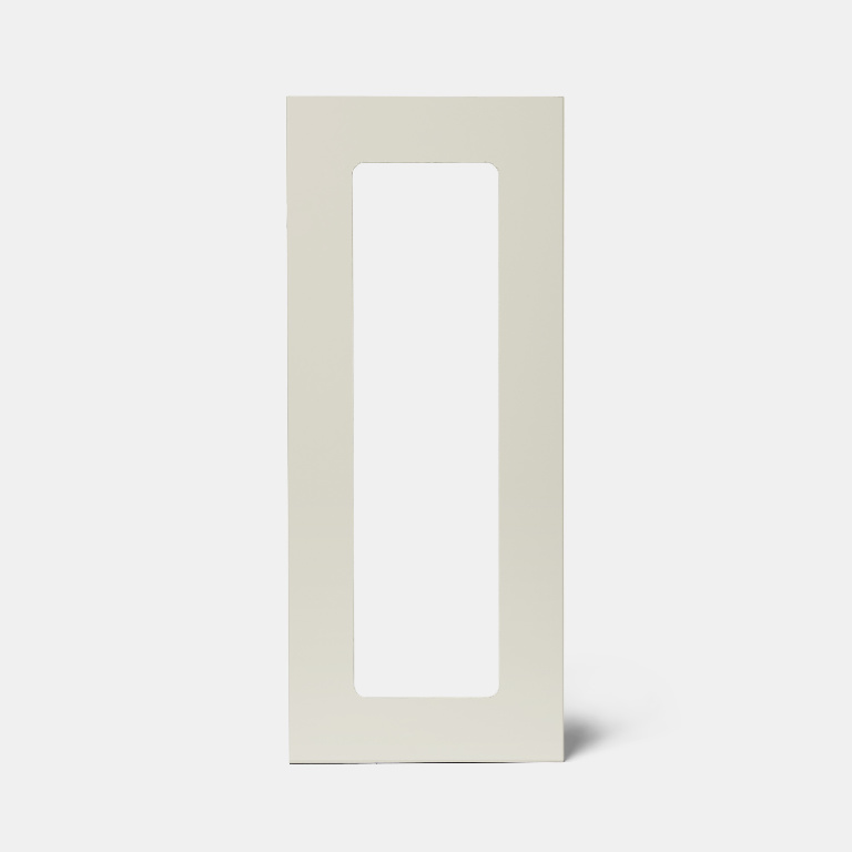 Front usa GOODHOME Stevia, sticla, 29.7 x 71.5 x 1.8 cm, Crem