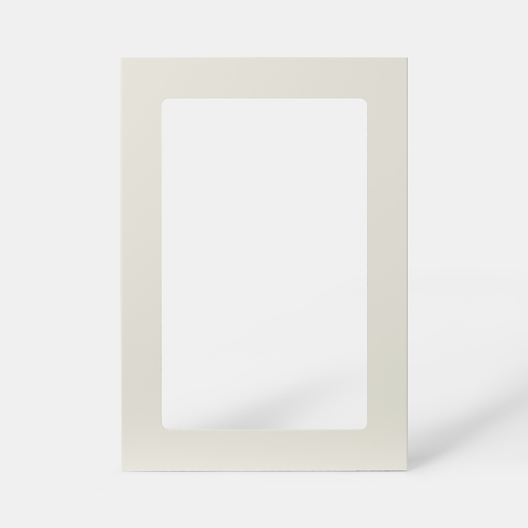 Front usa GOODHOME Stevia, sticla, 49.7 x 71.5 x 1.8 cm, Crem