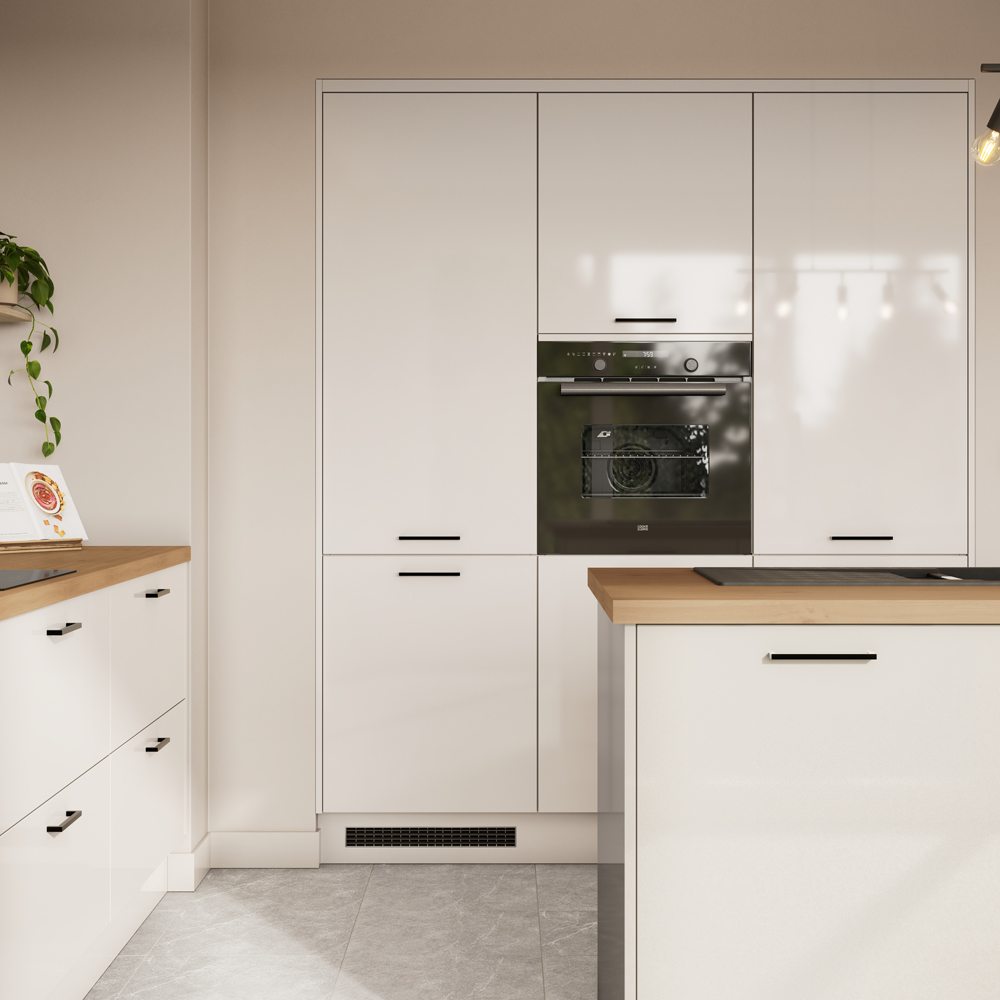 Front usa GOODHOME Stevia, MDF, 50 x 71.5 x 18 cm, crem