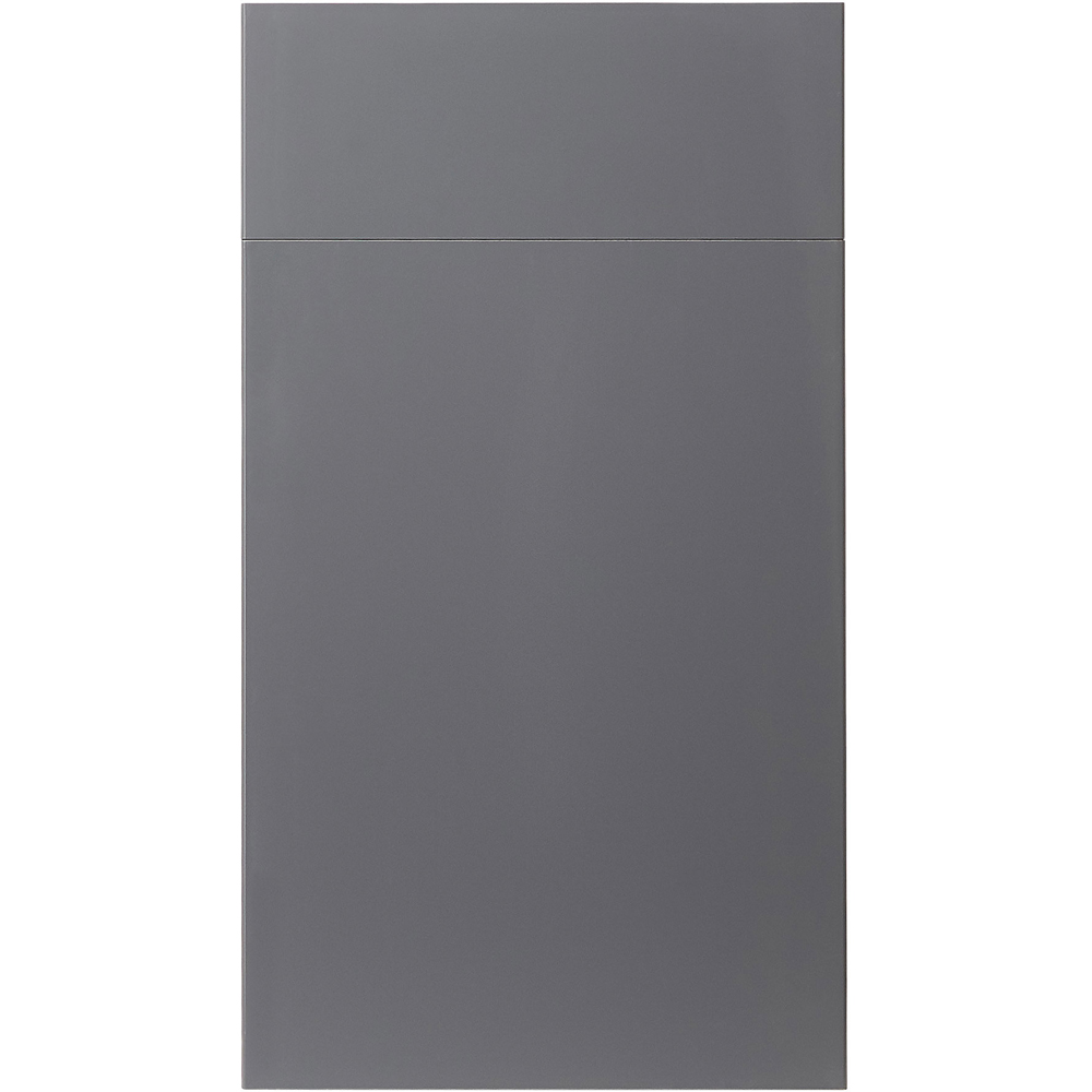 Front usa si sertar GOODHOME Stevia, MDF, 30 x 71.5 x 1.8 cm, Gri