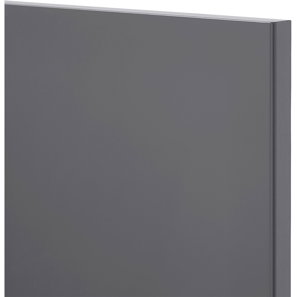 Front usa si sertar GOODHOME Stevia, MDF, 30 x 71.5 x 1.8 cm, Gri