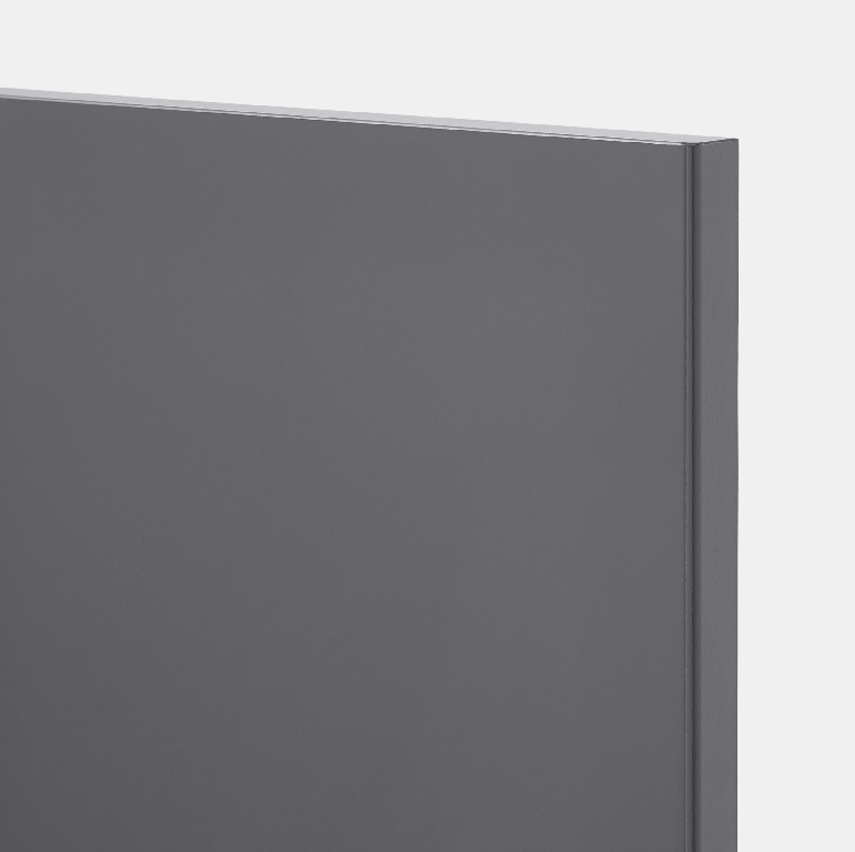 Front usa, sertar GOODHOME Stevia, MDF, 59.7 x 71.5 x 1.8 cm, antracit lucios