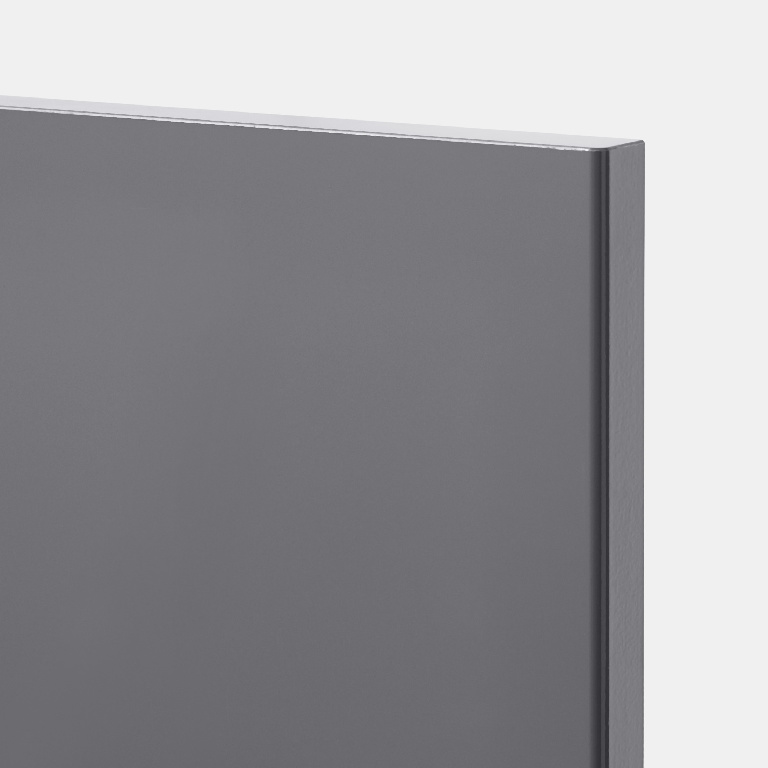 Front usa GOODHOME Stevia, MDF, 59.7 x 62.6 cm, gri lucios