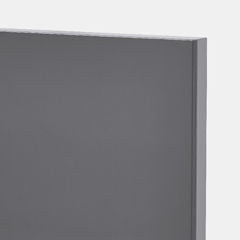 Front usa coloana GOODHOME Stevia, MDF, 60 x 54.3 cm, antracit lucios
