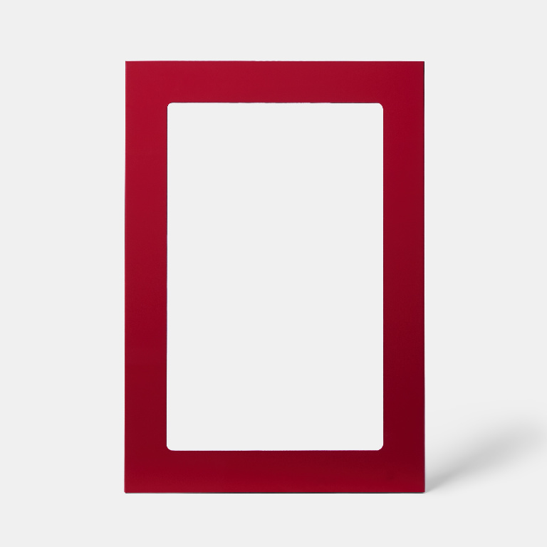 Usa GOODHOME Stevia, sticla si PAL, 49.7 x 71.5 cm, rosu