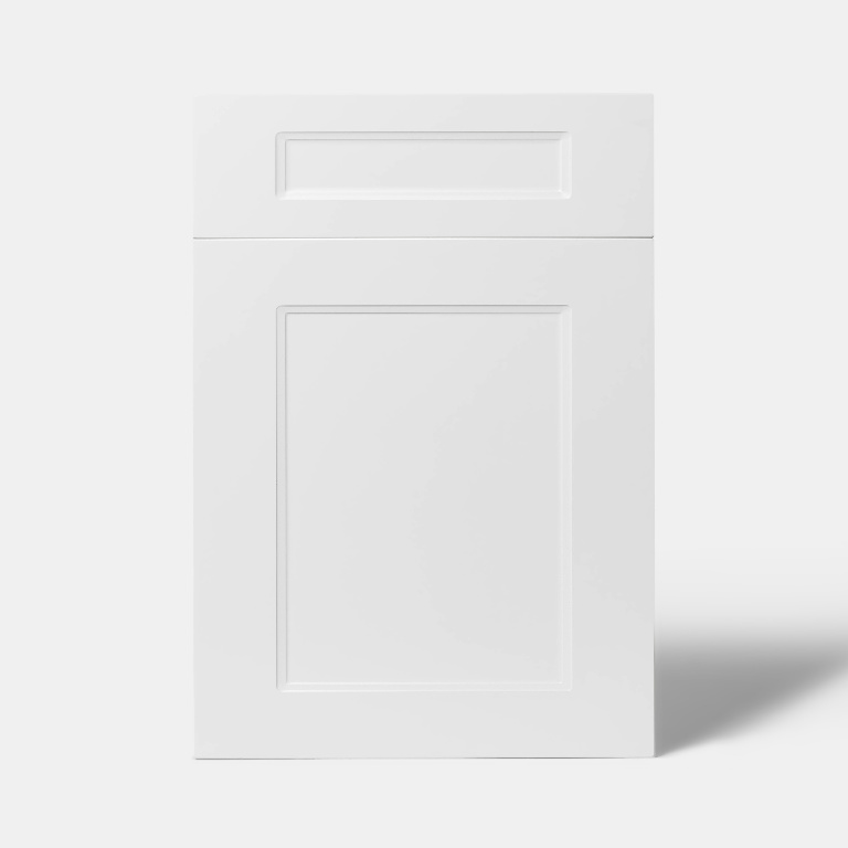 Front usa si sertar GOODHOME Artemisia, MDF, 49.7 x 71.5 x 1.8 cm, alb