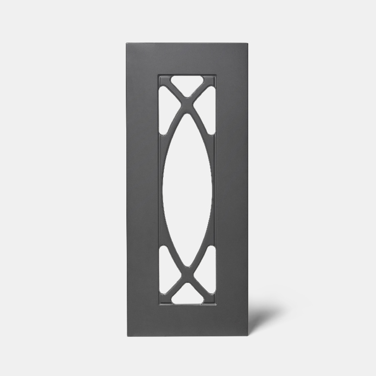 Usa dulap GoodHome Artemisia, 29.7 x 71.5 x 1.8 cm, MDF, grafit