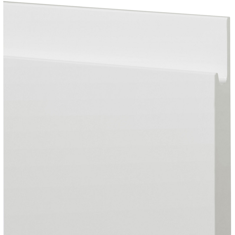 Front usa GOODHOME Garcinia, 39.7 x 71.5 cm, alb lucios