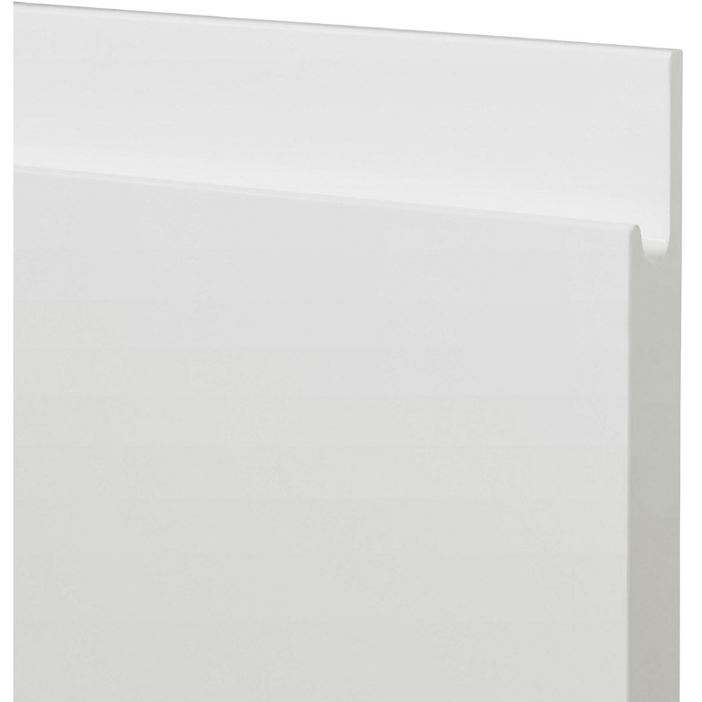 Front usa sertar GOODHOME Garcinia, 59.7 x 35.6 cm, alb lucios
