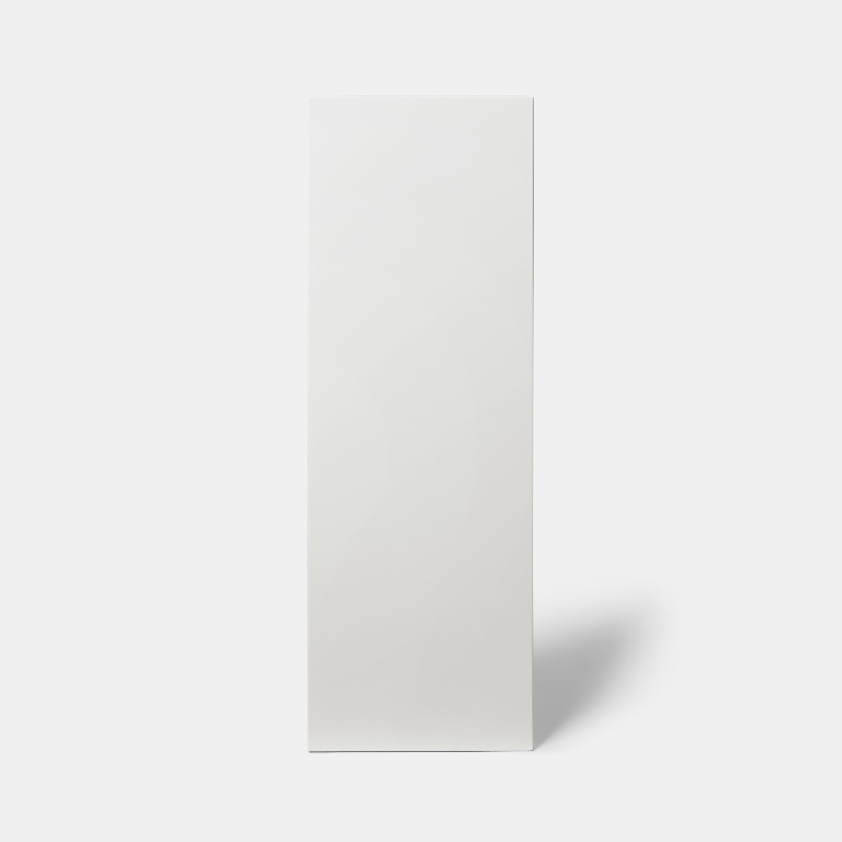 Front usa GOODHOME Artemisia, MDF, 24.7 x 71.5 x 1.8 cm, alb lucios