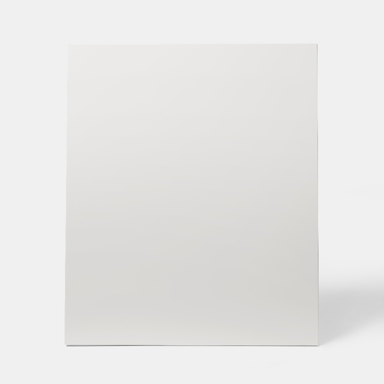 Front usa GOODHOME Artemisia, MDF, 59.7 x 71.5 x 1.8 cm, alb lucios 