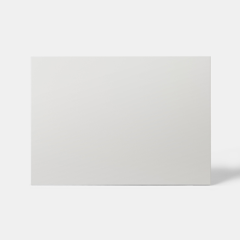 Front usa GOODHOME Alisma, MDF, 49.7 x 35.6 x 1.8 cm, alb