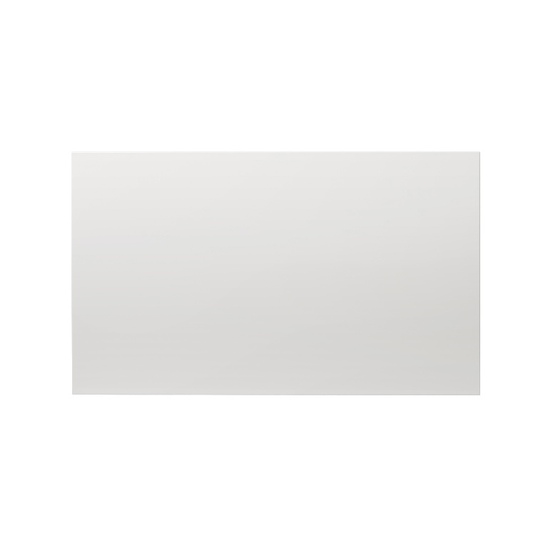 Front usa cu 2 sertare GOODHOME Alisma, MDF, 60 x 35.6 x 1.8 cm, alb lucios