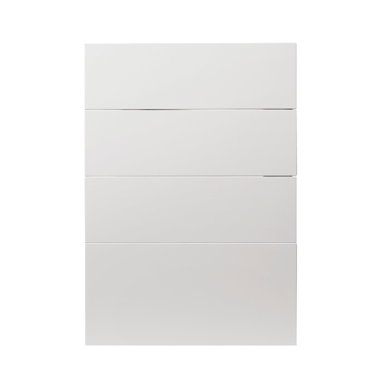 Front usa GOODHOME Alisma, MDF, 49.7 x 71.5 x 1.8 cm, alb