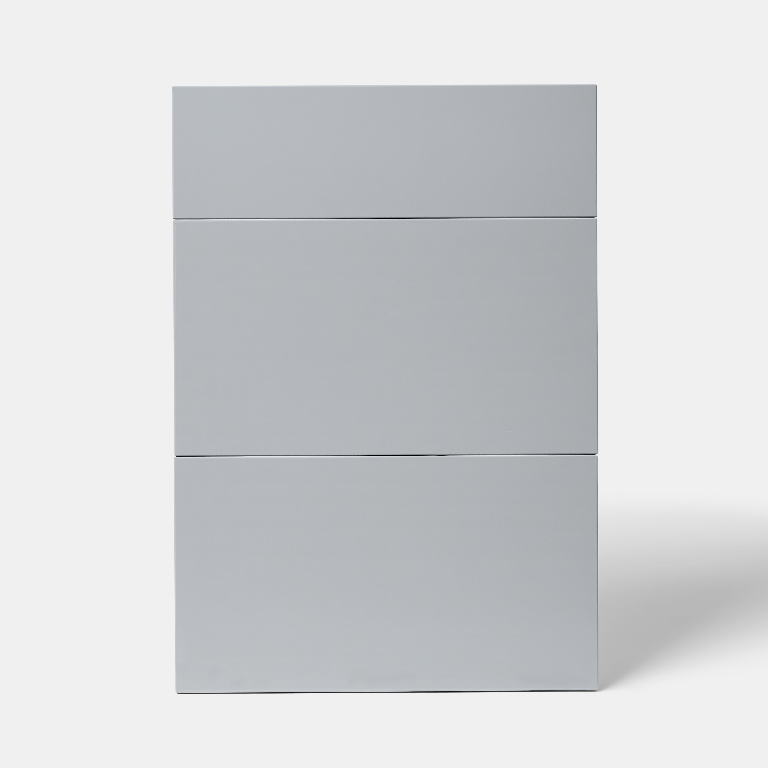Front usa GOODHOME Alisma, MDF, 49.7 x 71.5 x 1.8 cm, gri