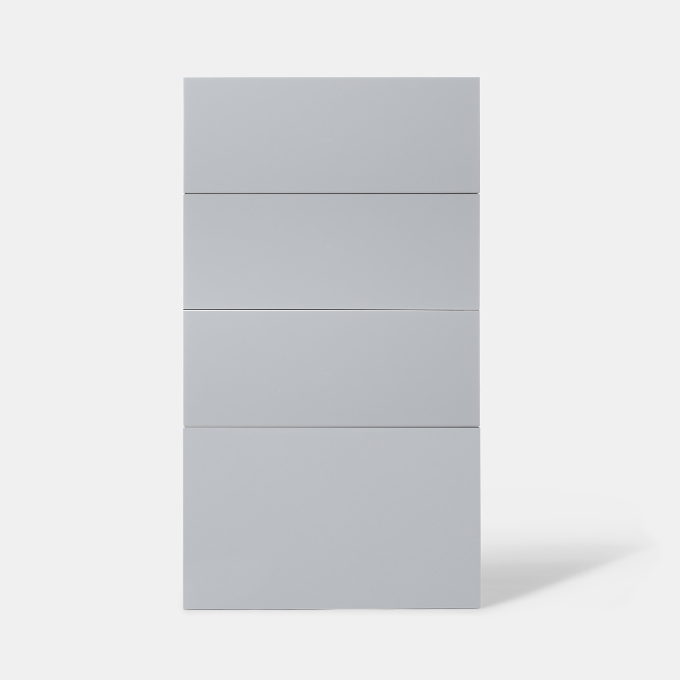 Front usa GOODHOME Alisma, MDF, 39.7 x 71.5 x 1.8 cm, gri