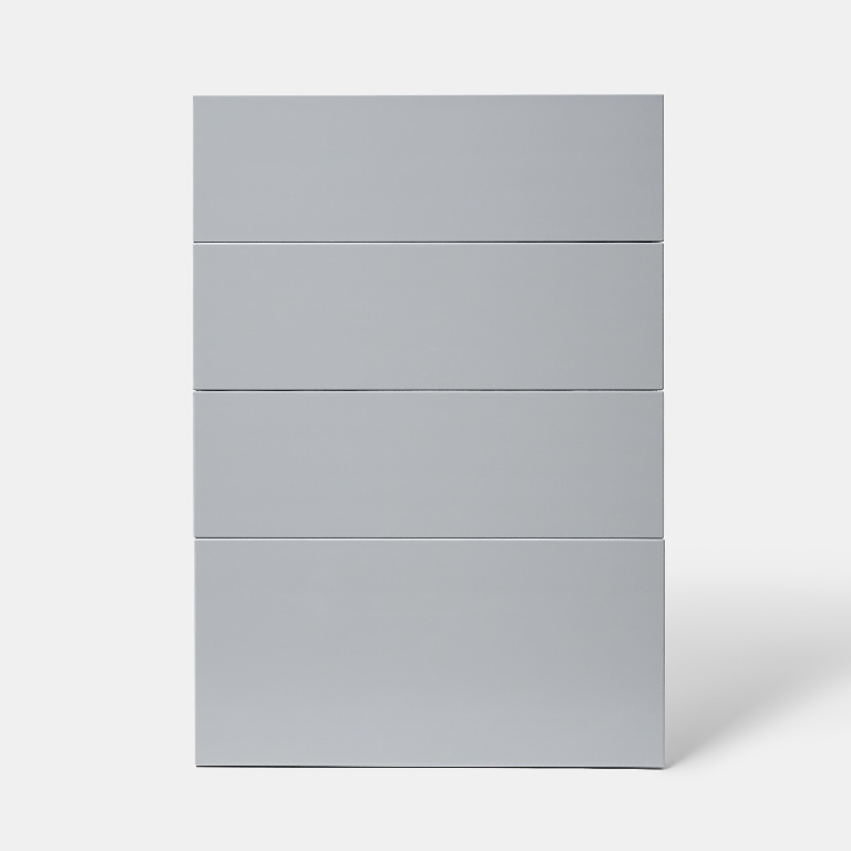 Front usa GOODHOME Artemisia, MDF, 49.7 x 71.5 x 1.8 cm, gri lucios