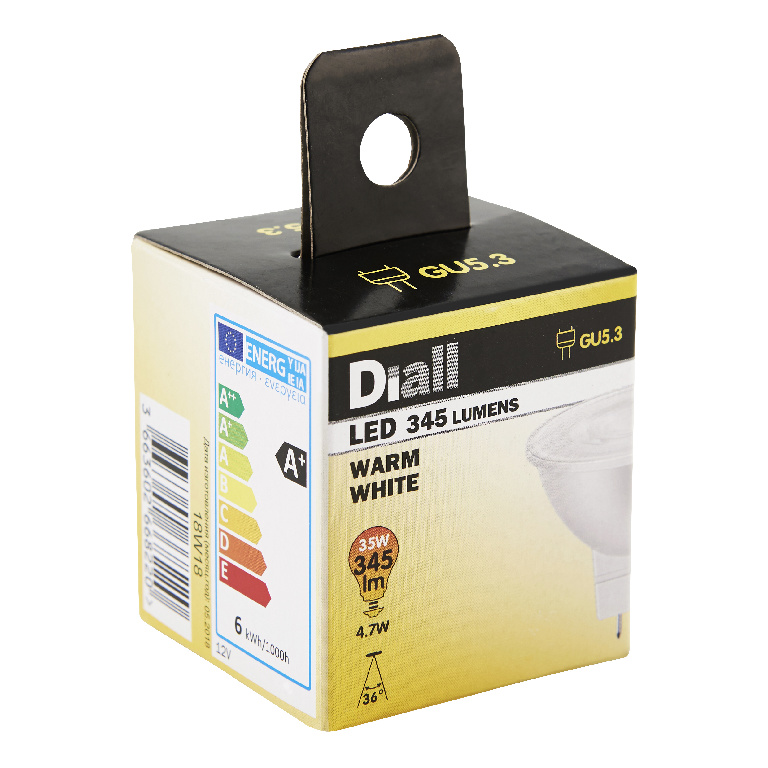 Bec LED DIALL, G5, 3.4W, 345lm, 2700K