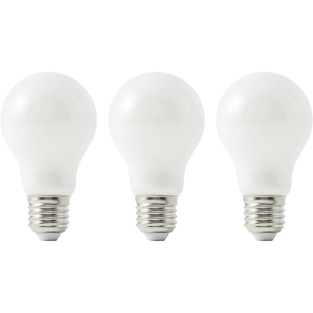 Set 3 becuri LED DIALL, E27, 8W, 806lm, 2700K, lumina calda