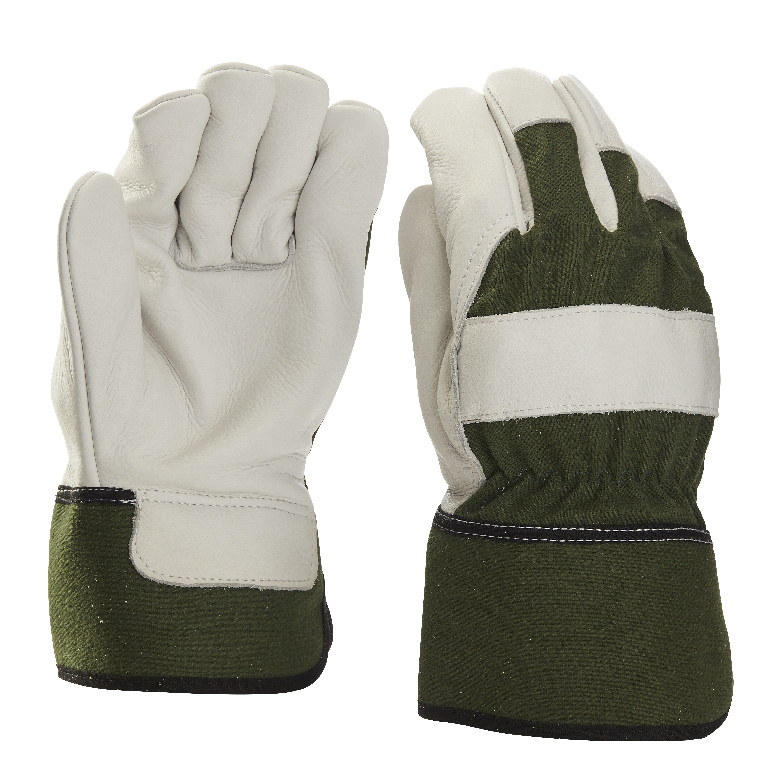 Manusa Verve Rigger de gradinarit, din piele, marime L, verde 