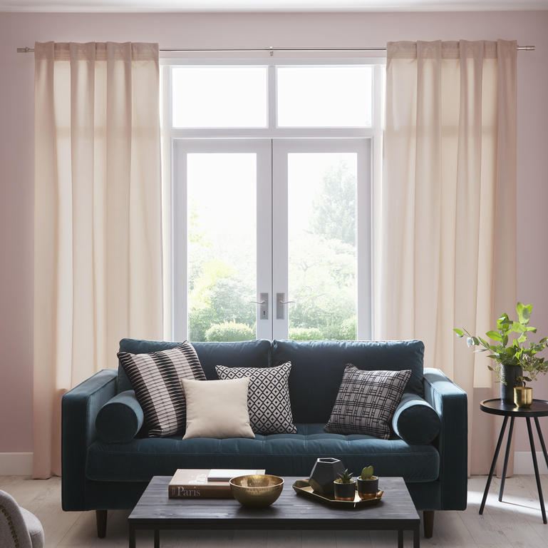 Draperie Klama, bej, 140 x 260 cm  GoodHome