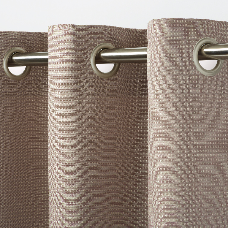 Draperie GOODHOME Thanja, 140 x 260 cm, semi-opac, ivoire