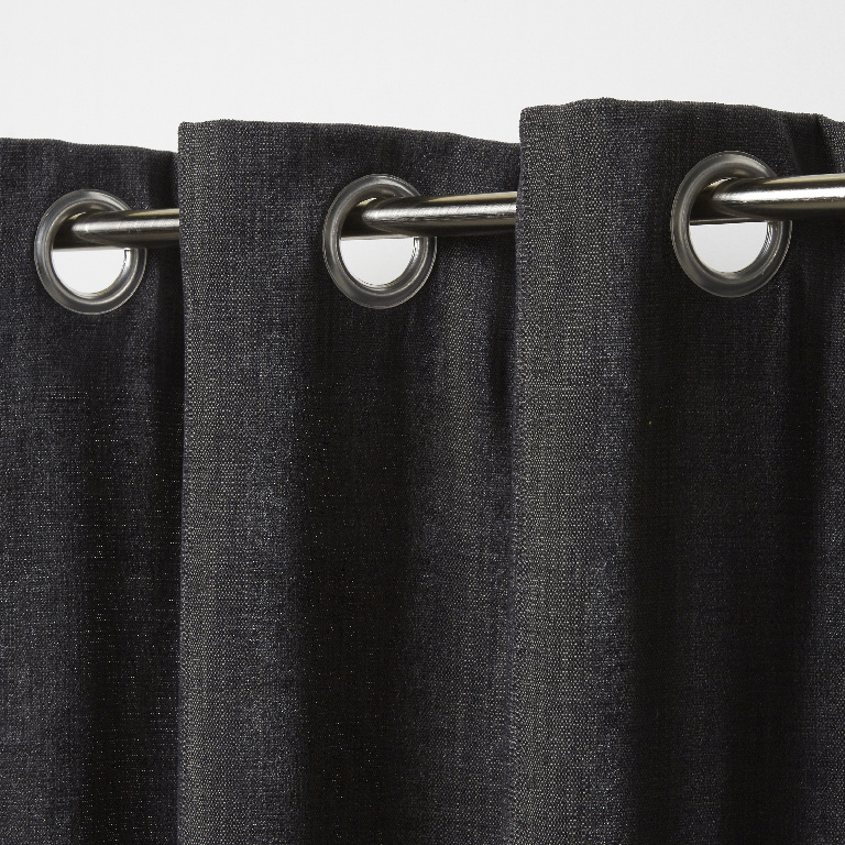 Draperie Pahea, negru, 135 x 260 cm GoodHome