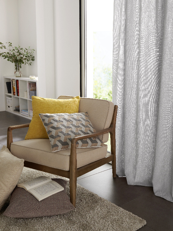 Draperie Pahea, gri, 135 x 260 cm  GoodHome