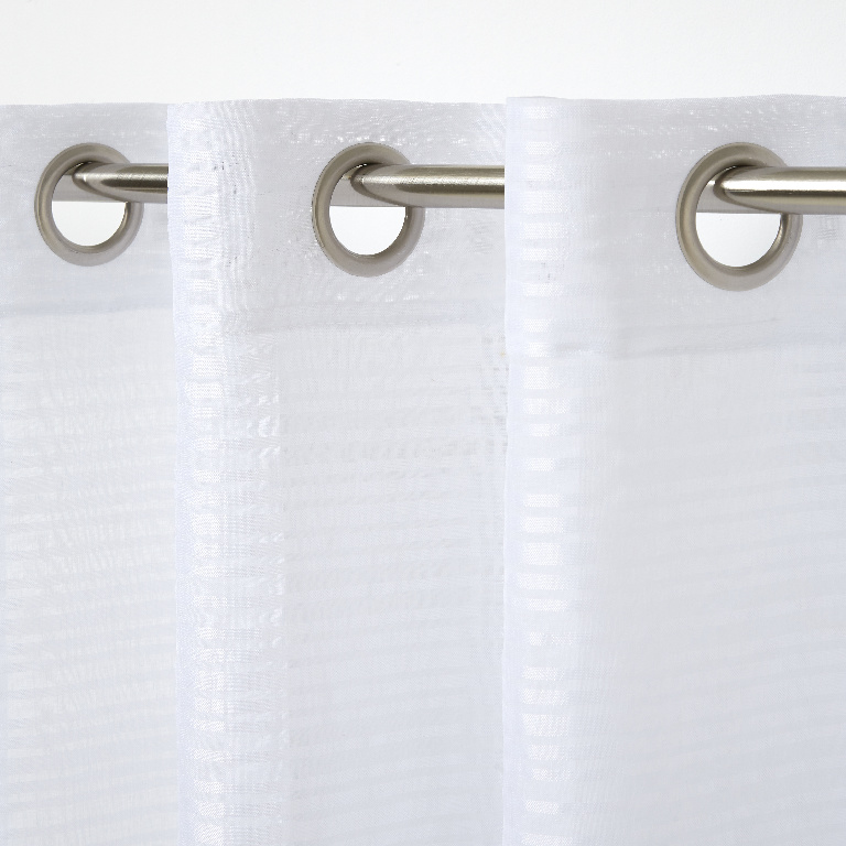 Perdea Gorham, alb, 2.6 x 1.4 m  GoodHome
