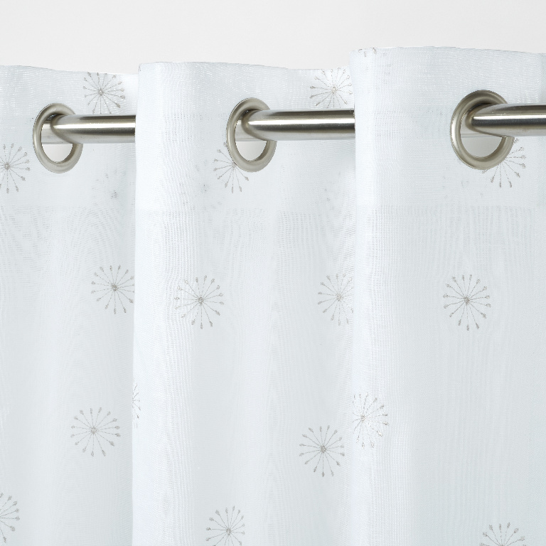 Perdea Jaspe, alb, 2.6 x 1.4 m  GoodHome