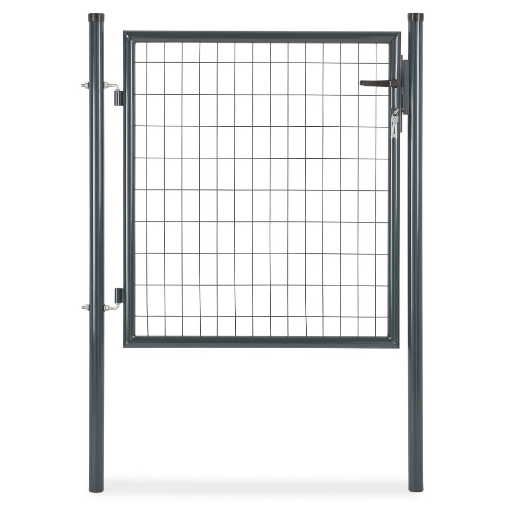 Poarta cu stalp, simpla, gri, 100 x 100 cm  Blooma