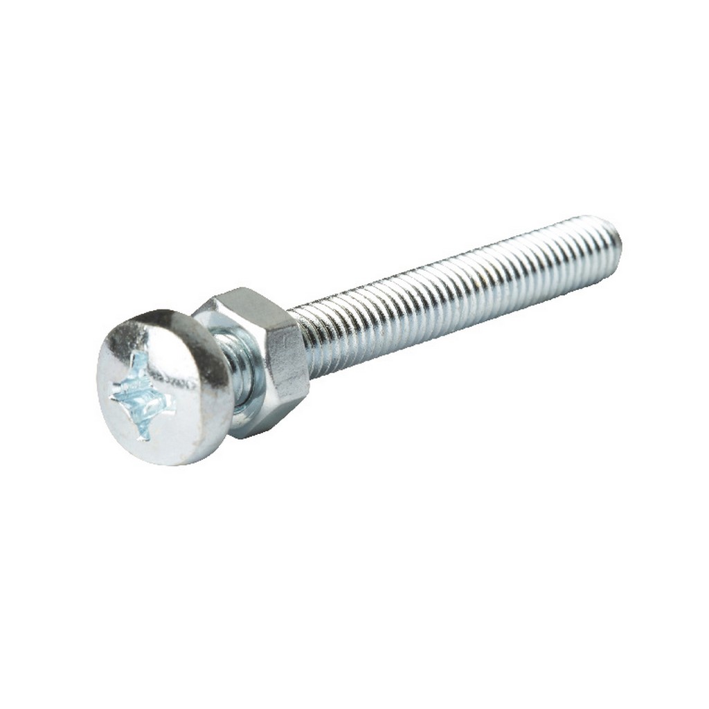 Set surub bombat si piulita DIALL, PZ2, 5 x 30 mm, otel, 20 buc buc