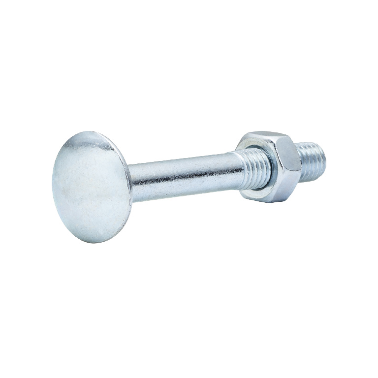 Surub cu cap bombat si gat patrat, 8 x 60 mm, vrac