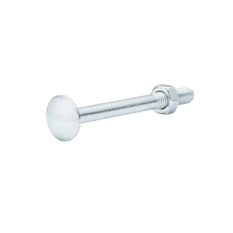 Surub cu cap bombat si gat patrat, 8 x 80 mm, vrac