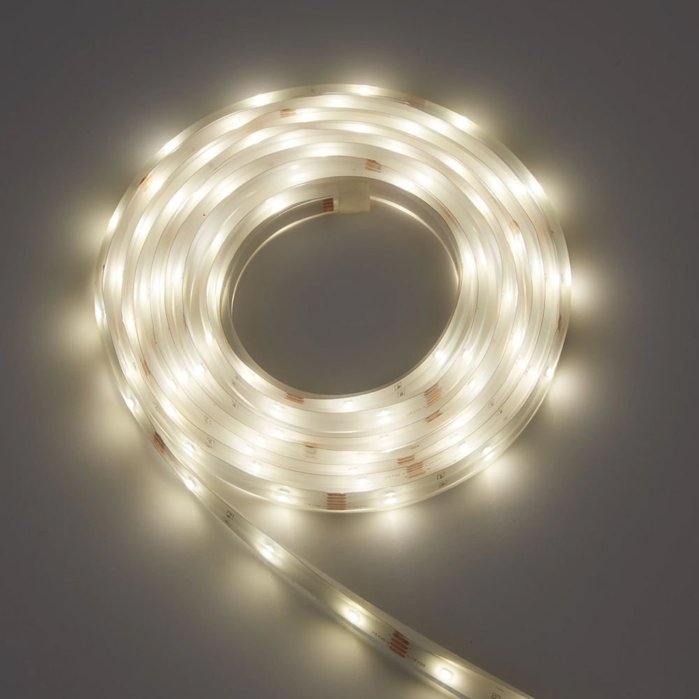 Set banda LED si conectori COLOURS, 3.4W, IP20, plastic, alb, 1 m