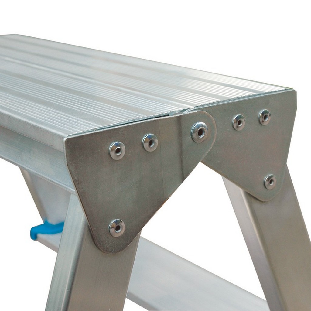 Scara aluminiu, 2 x 5 trepte, 108 cm  Mac Allister