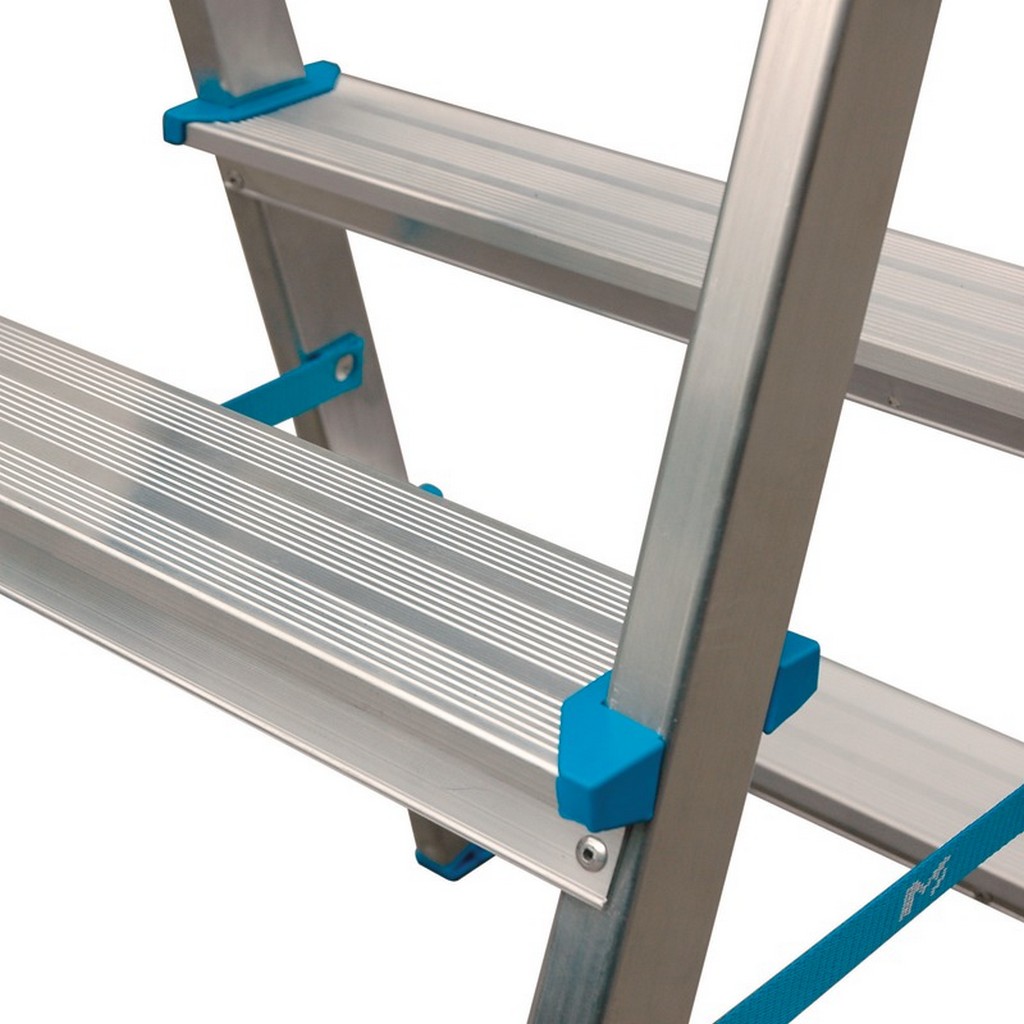 Scara aluminiu, 2 x 5 trepte, 108 cm  Mac Allister