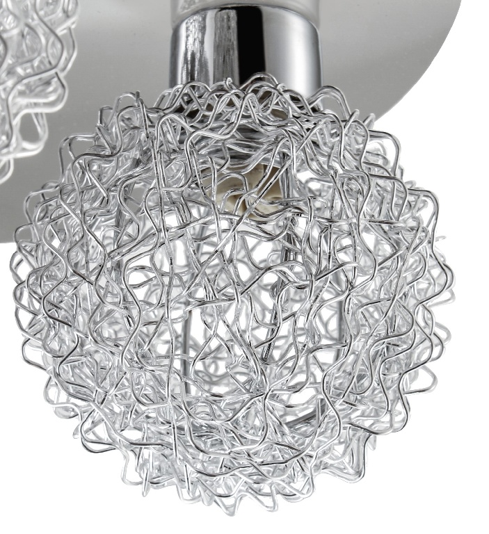 Plafoniera COLOURS Caleus, 6 x 40W, G9, IP20, argintiu