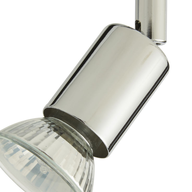Spot LED Colours Sasha, GU10, 2 x 50W, argintiu