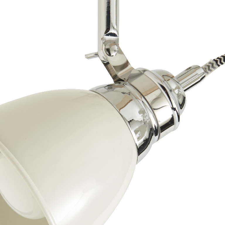 Spot COLOURS Hippolyta, E14, 4 x 28W, ivoire