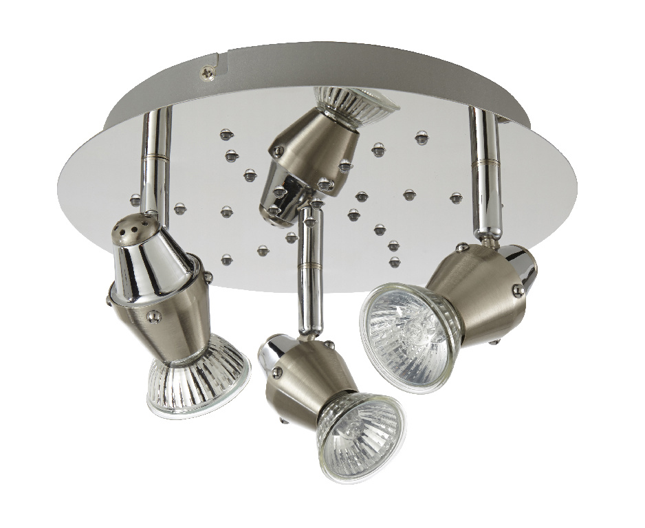 Spot LED COLOURS Ceraon, 3 x 50W, IP20, argintiu